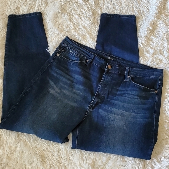 KanCan High Rise Dark Wash Skinny Jeans XL - Picture 4 of 9